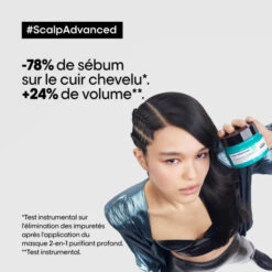 Argile Purifiante 2-en-1 Cheveux Gras Scalp Advanced L'Oréal Professionnel 250ML -Hair Care Soldes argile purifiante 2 en 1 cheveux gras scalp advanced l oreal professionnel 250ml 2