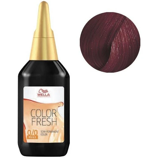 Color Fresh Wella 5/56 Chatain Clair Acajou Rouge 1 Color Fresh Wella 5/56 Chatain Clair Acajou Rouge