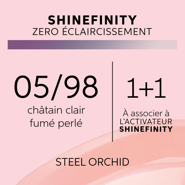 Coloration Gloss Shinefinity 05/98 Stell Orchid Wella 60ML 2 Coloration Gloss Shinefinity 05/98 Stell Orchid Wella 60ML – Image 2