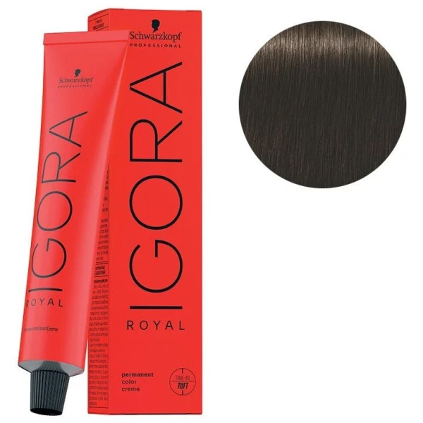 Schwarzkopf Coloration Igora Royal 3-65 Châtain Foncé Marron Doré 60ML 1 Schwarzkopf Coloration Igora Royal 3-65 Châtain Foncé Marron Doré 60ML
