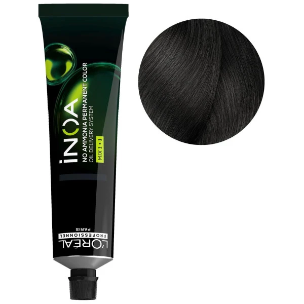 Coloration INOA Vegan Fondamentale 4 Châtain 60ML 1 Coloration INOA Vegan Fondamentale 4 Châtain 60ML
