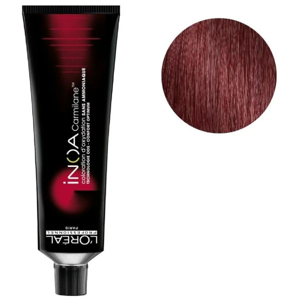 Coloration Inoa Carmilane N°5.62 Châtain Clair Rouge Irisé 60ML 1 Coloration Inoa Carmilane N°5.62 Châtain Clair Rouge Irisé 60ML