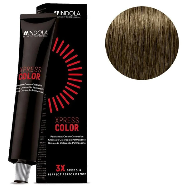 Coloration XpressColor 6.38 Blond Foncé Doré Chocolat 60ML INDOLA 1 Coloration XpressColor 6.38 Blond Foncé Doré Chocolat 60ML INDOLA