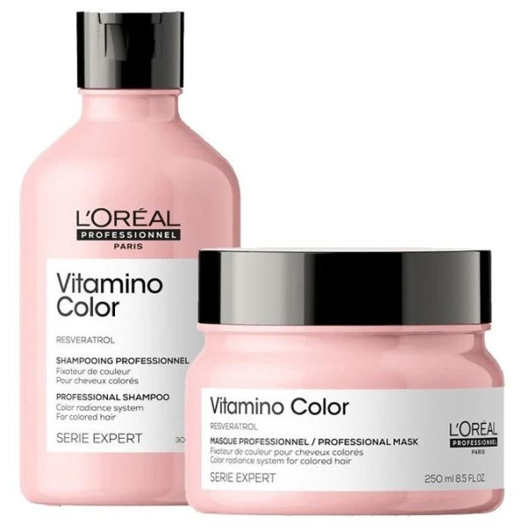 Duo Shampooing & Masque Vitamino Color L'Oréal Professionnel 1 Duo Shampooing & Masque Vitamino Color L'Oréal Professionnel