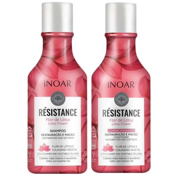 Duo Lotus Resistance Inoar 2x250ML 1 Duo Lotus Resistance Inoar 2x250ML