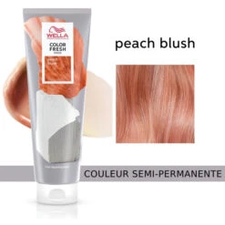 Masque Colorant Peach Blush Color Fresh Mask Wella 150ML  -Hair Care Soldes masque colorant peach blush color fresh mask wella 150ml 1 3