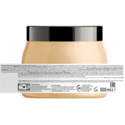 Masque Gold Absolut Repair L'Oréal Professionnel 500ML -Hair Care Soldes masque gold absolut repair loreal professionnel 500ml 6