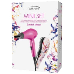 Pack Mini Sèche-cheveux Ultron + Brosse D-méli-mélo Summer Splash