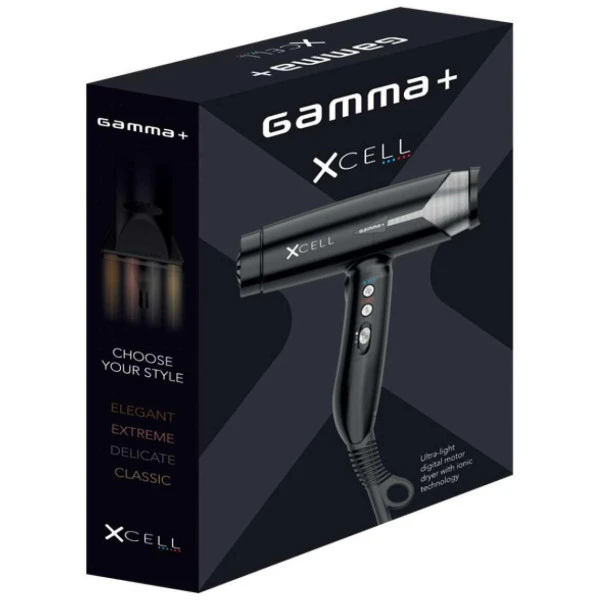 Sèche-cheveux XCELL Noir Gammapiù 2 Sèche-cheveux XCELL Noir Gammapiù – Image 2