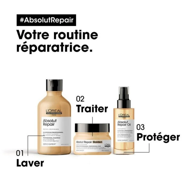 Shampooing Absolut Repair L'Oréal Professionnel 1,5L 4 Shampooing Absolut Repair L'Oréal Professionnel 1,5L – Image 4
