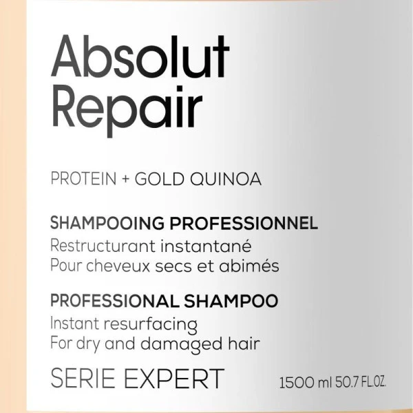 Shampooing Absolut Repair L'Oréal Professionnel 1,5L 5 Shampooing Absolut Repair L'Oréal Professionnel 1,5L – Image 5