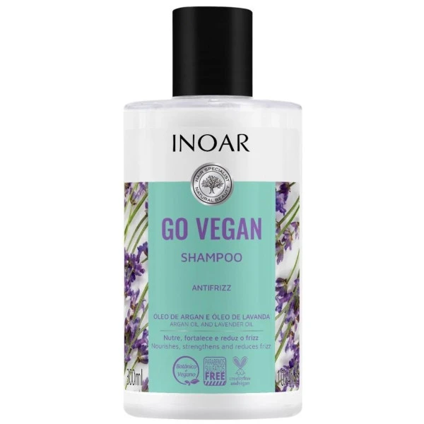 Shampooing Antifrizz Go Vegan Inoar 300ML 1 Shampooing Antifrizz Go Vegan Inoar 300ML