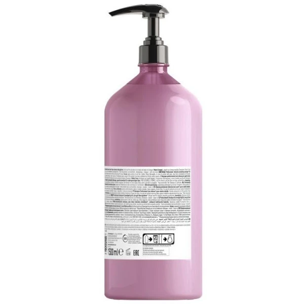 Shampooing Liss Unlimited L'Oréal Professionnel 1,5L 5 Shampooing Liss Unlimited L'Oréal Professionnel 1,5L – Image 5