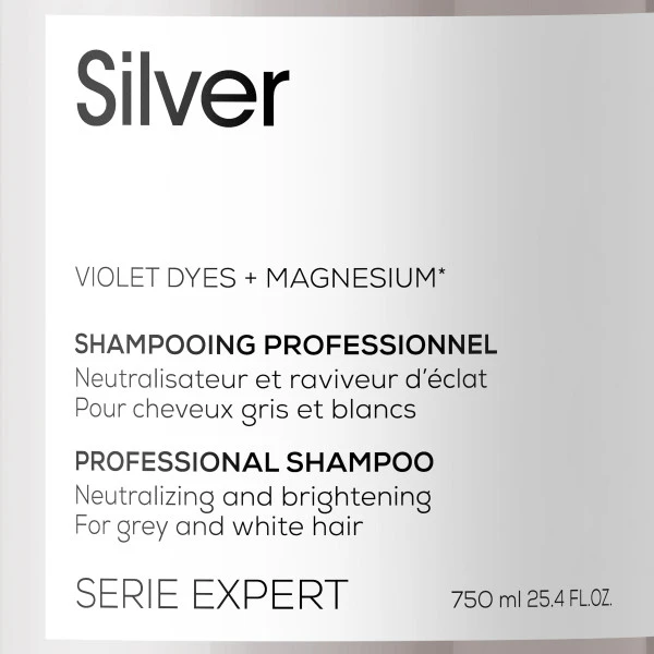 Shampooing Silver L'Oréal Professionnel 750ML 5 Shampooing Silver L'Oréal Professionnel 750ML – Image 5