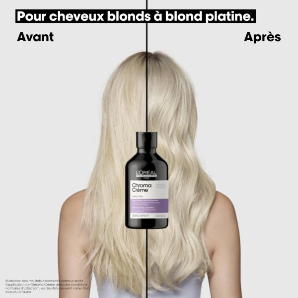 Shampooing Violet Chroma Crème L'Oréal Professionnel 300ML 3 Shampooing Violet Chroma Crème L'Oréal Professionnel 300ML – Image 3