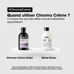 Shampooing Violet Chroma Crème L'Oréal Professionnel 300ML 13 Shampooing Violet Chroma Crème L'Oréal Professionnel 300ML -Hair Care Soldes shampooing violet chroma creme l oreal professionnel 300ml 4