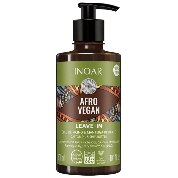 Soin Sans Rinçage Afro Vegan Inoar 300ML 1 Soin Sans Rinçage Afro Vegan Inoar 300ML