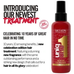 Spray 10-en-1 édition Célébration UniqOne Revlon 50ML -Hair Care Soldes spray 10 en 1 edition celebration uniqone revlon 50ml 1 7