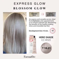 Toner DT Blossom Glow N°6.12 Graphite 100ml -Hair Care Soldes toner dt blossom glow n612 graphite 100ml 6